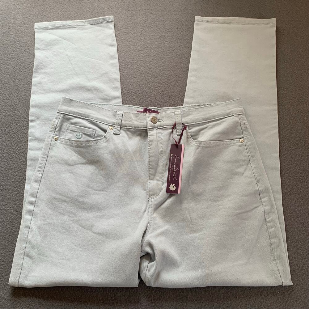 NWT Light Blue Gloria Vanderbilt Amanda Heritage Fit Slimming Jeans Classic Rise